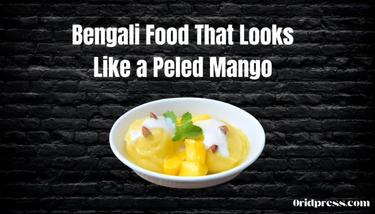 bengali food that looks like a peled mango